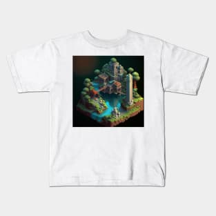 My small worlds : The ancient temple Kids T-Shirt